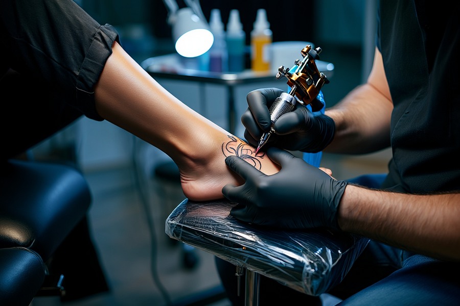 Tatouage de cheville